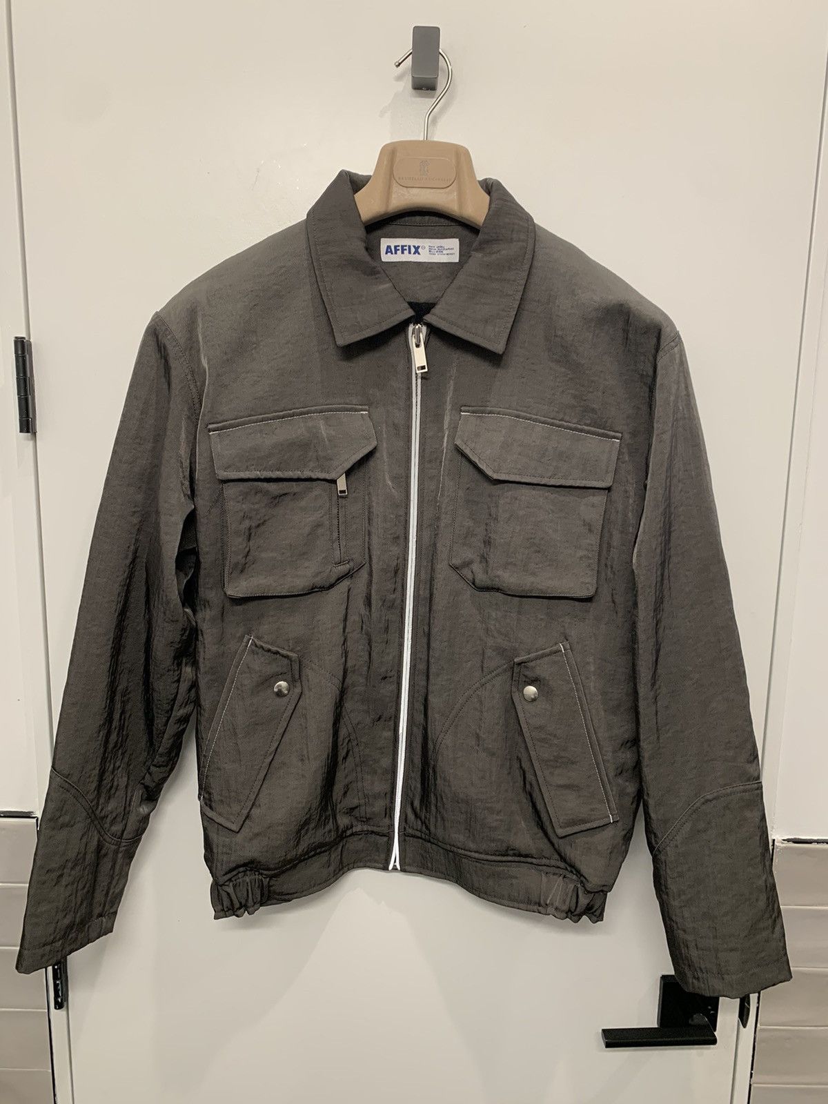 Affix Works AFFIX Works Nylon Reflective Bomber Jacket | Grailed