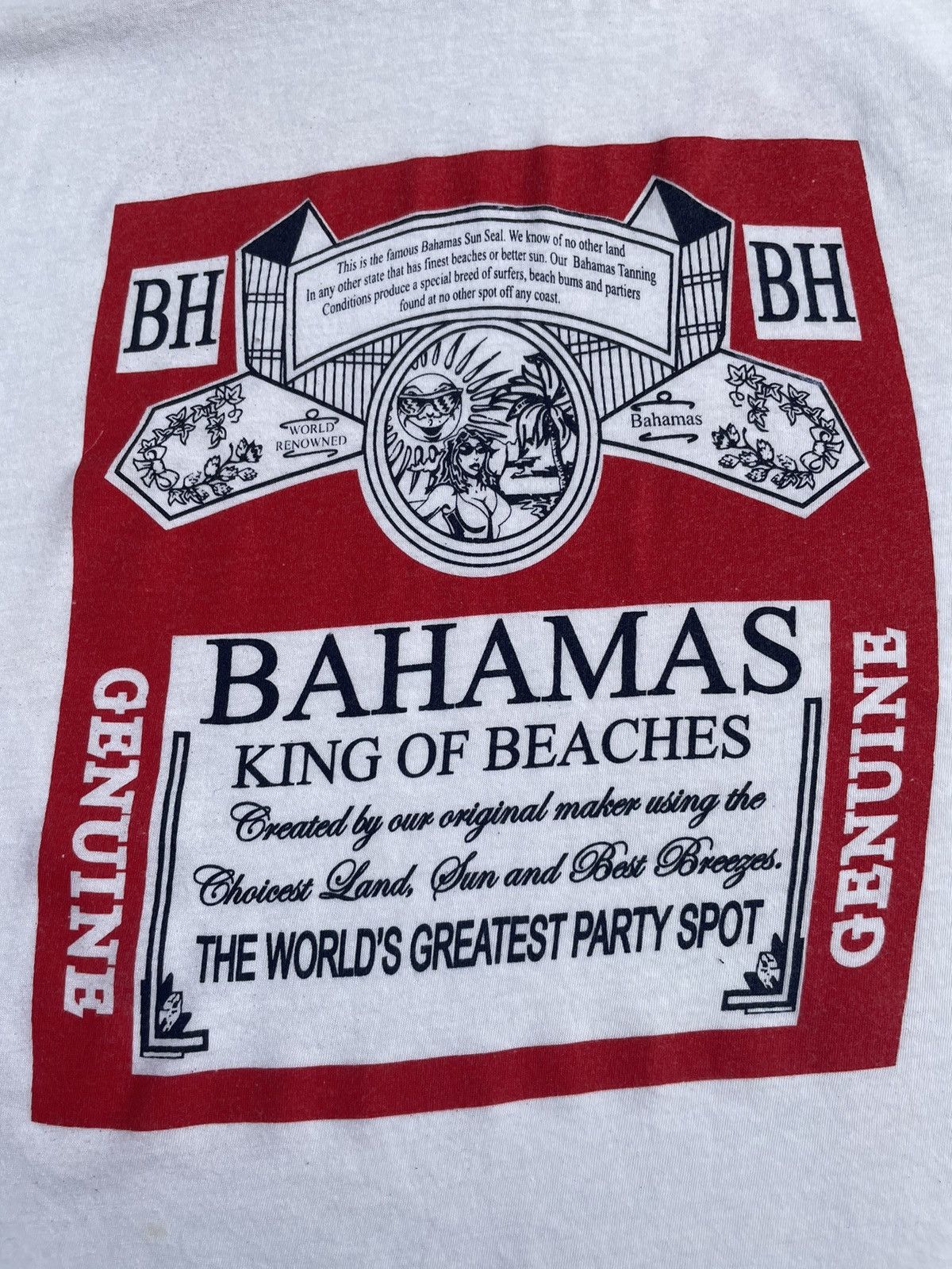 Vintage Vintage Bahamas Tshirt Size US L / EU 52-54 / 3 - 11 Thumbnail