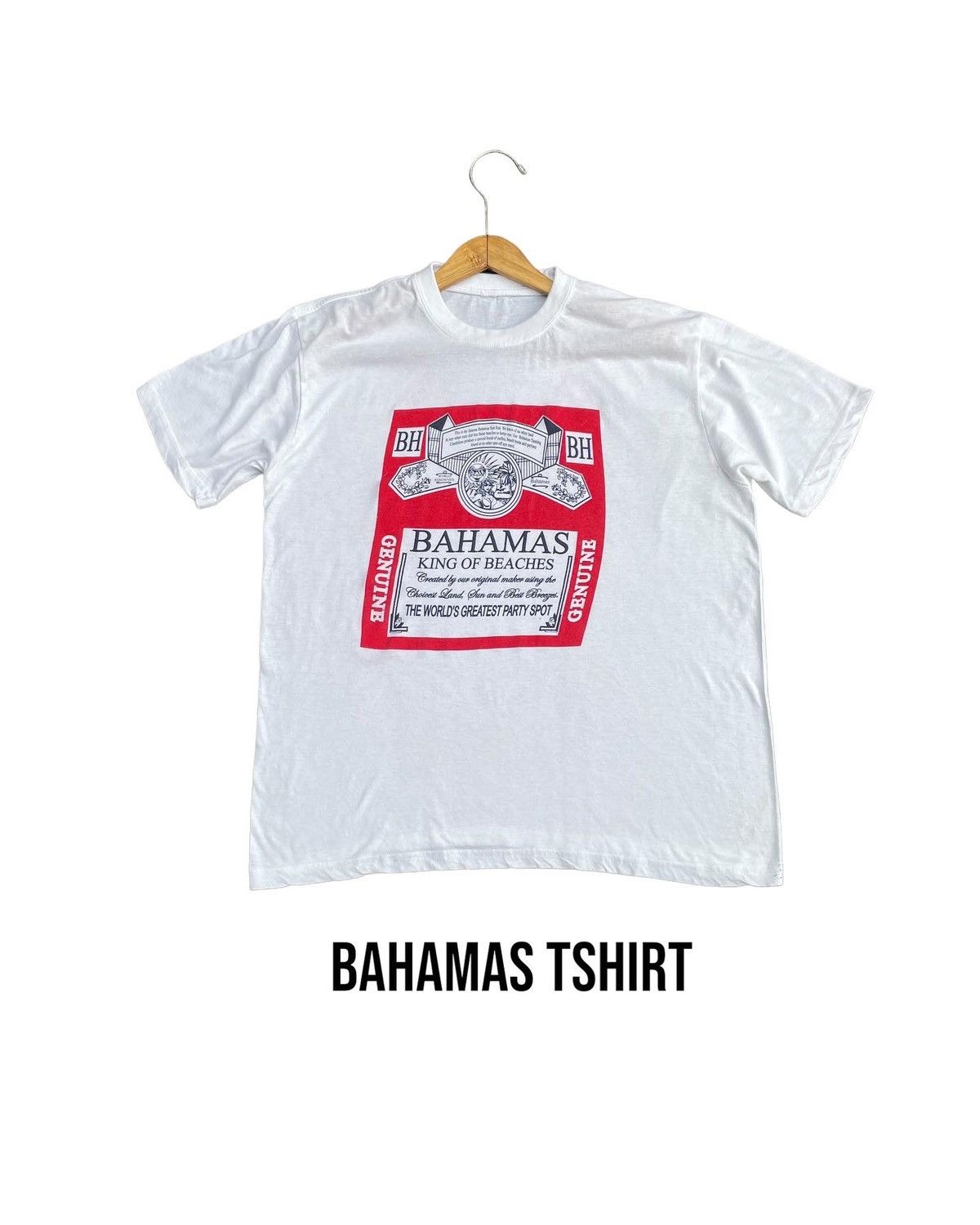 Vintage Vintage Bahamas Tshirt Size US L / EU 52-54 / 3 - 1 Thumbnail