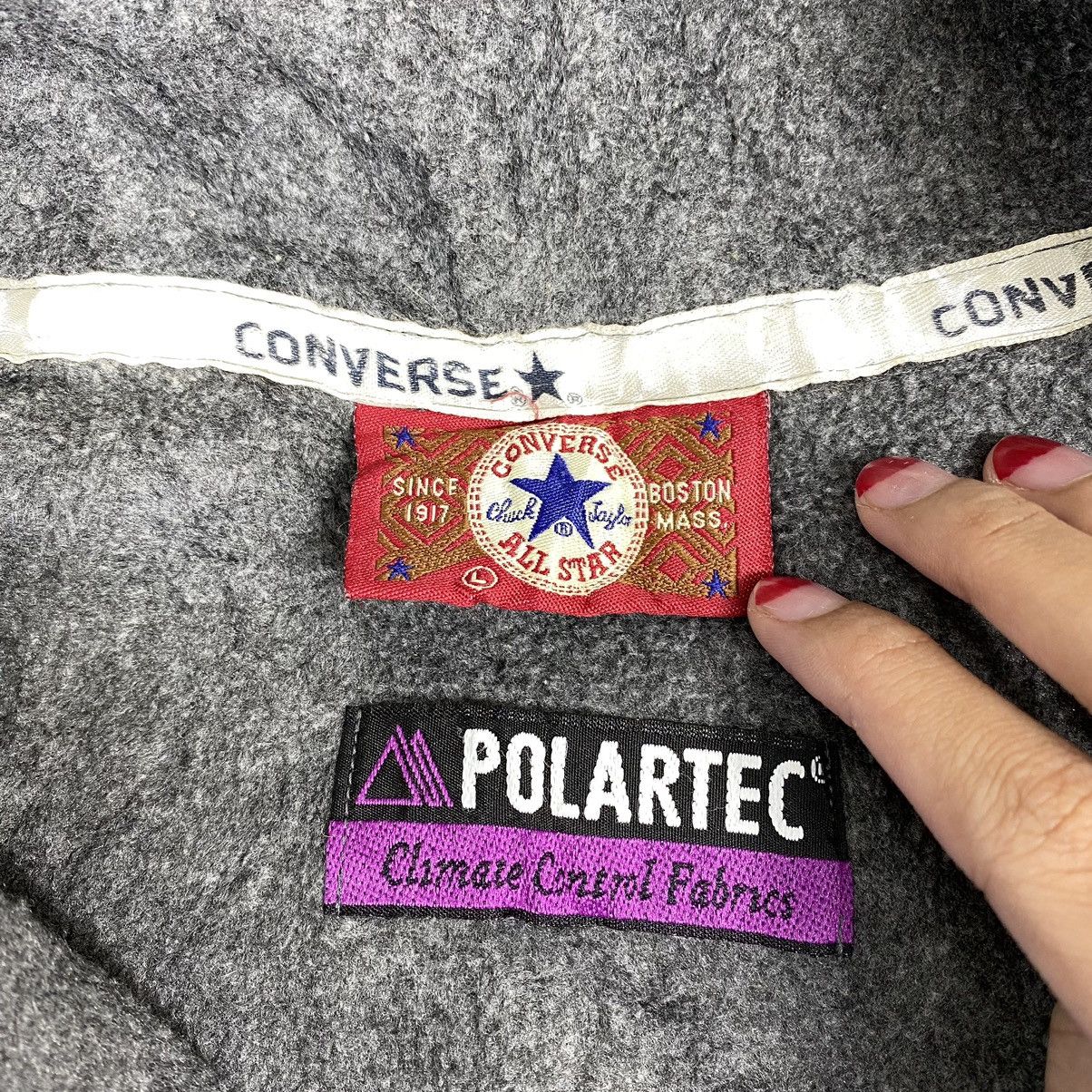 Converse CONVERSE ALL STAR x Polartec Retro Sherpa Oversize Sweater Size US L / EU 52-54 / 3 - 5 Thumbnail