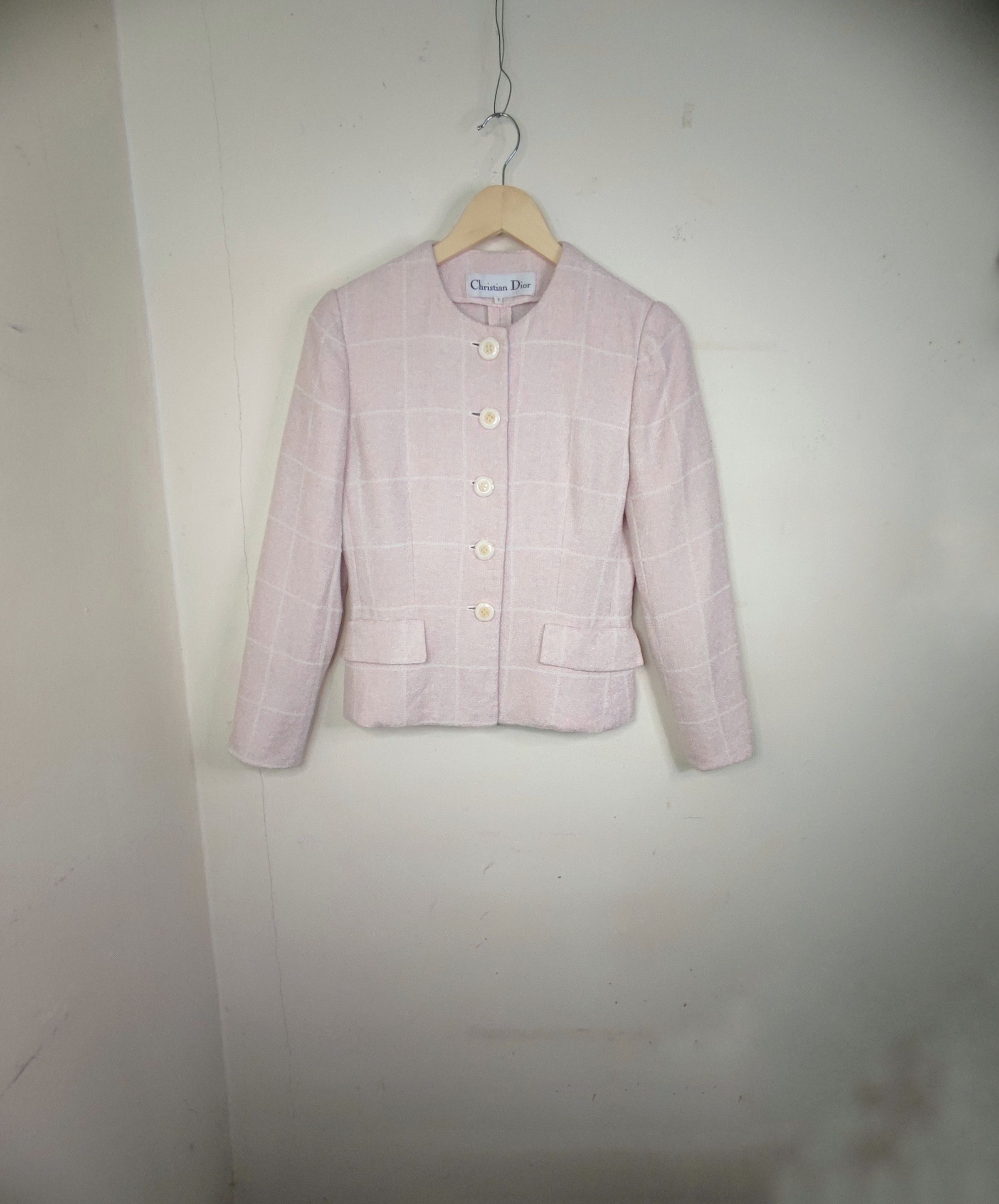 Christian Dior Monsieur Vintage 80s Christian Dior women's suit top Size S / US 4 / IT 40 - 1 Thumbnail