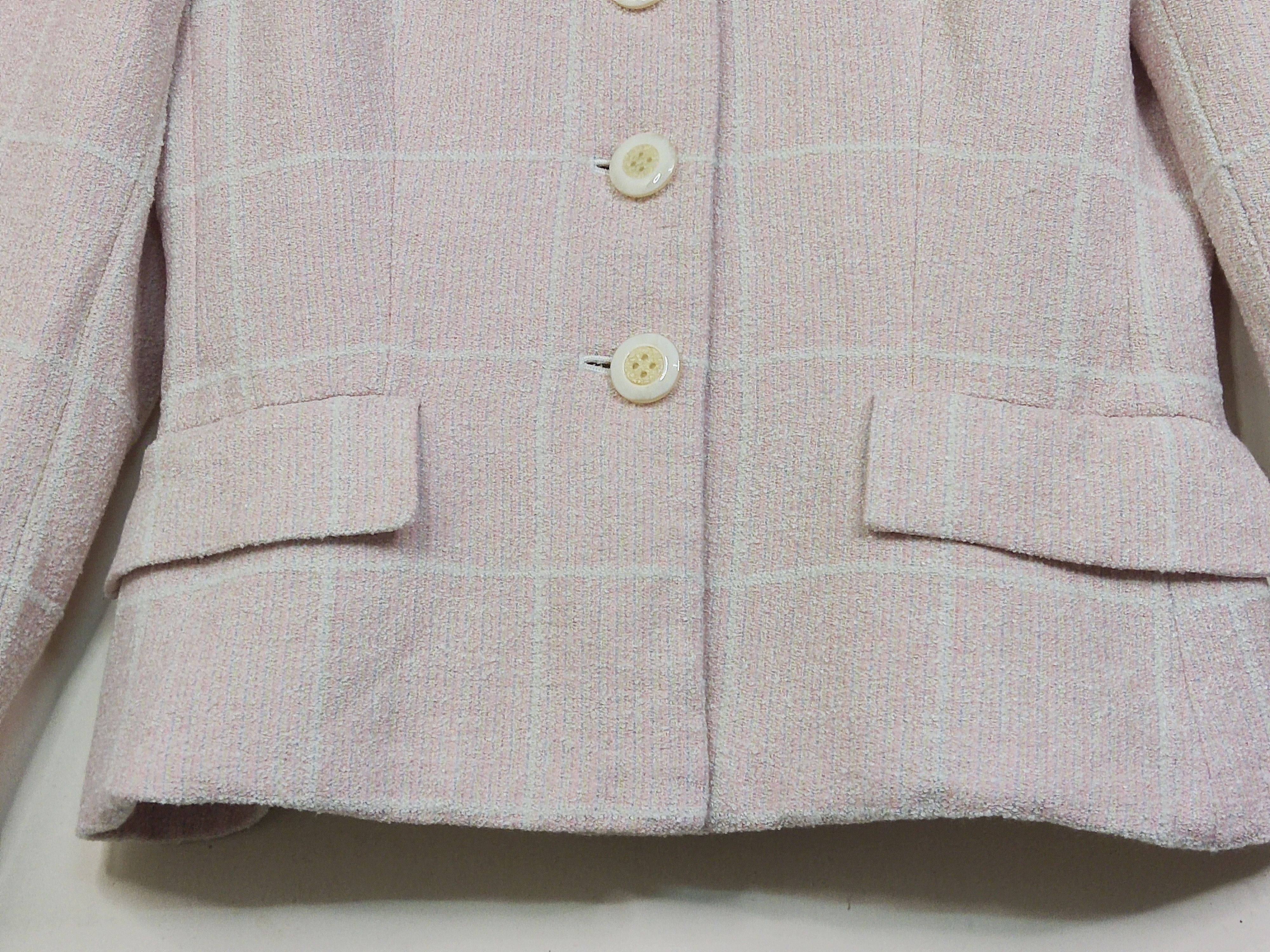 Christian Dior Monsieur Vintage 80s Christian Dior women's suit top Size S / US 4 / IT 40 - 6 Thumbnail