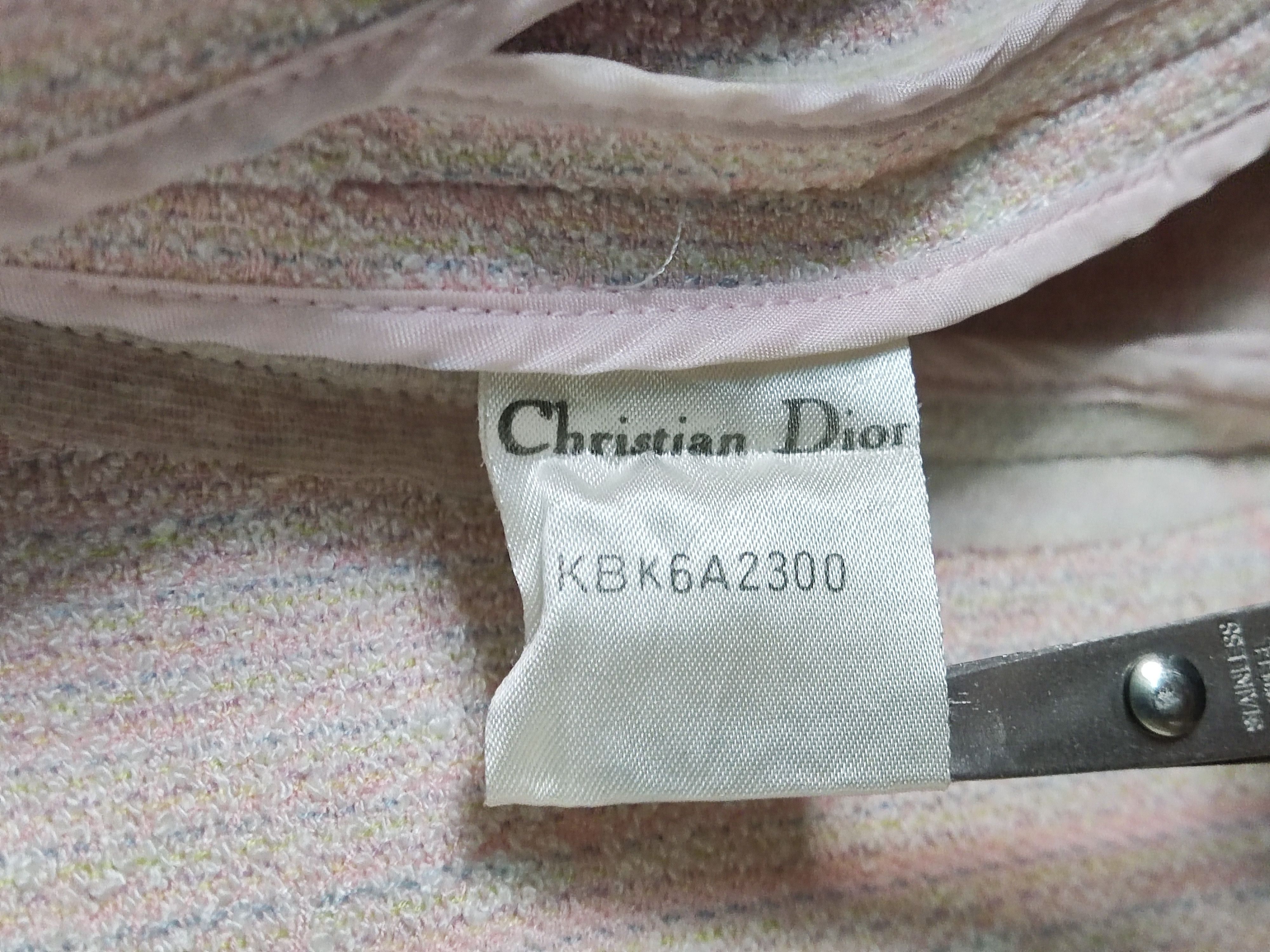 Christian Dior Monsieur Vintage 80s Christian Dior women's suit top Size S / US 4 / IT 40 - 8 Thumbnail