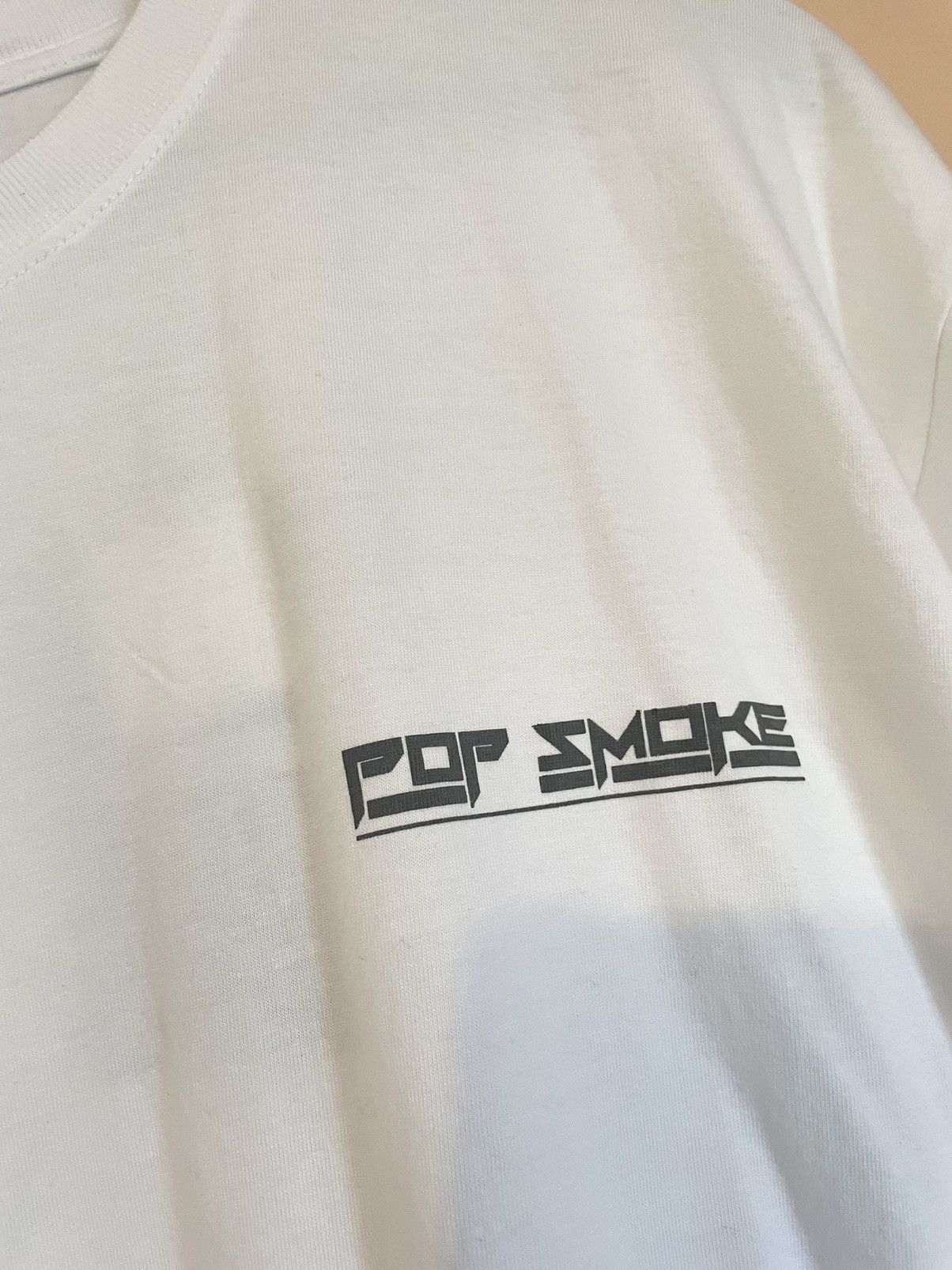 Pull & Bear Pull & Bear X Pop Smoke chrome rose logo T-shirt Size US L / EU 52-54 / 3 - 3 Thumbnail