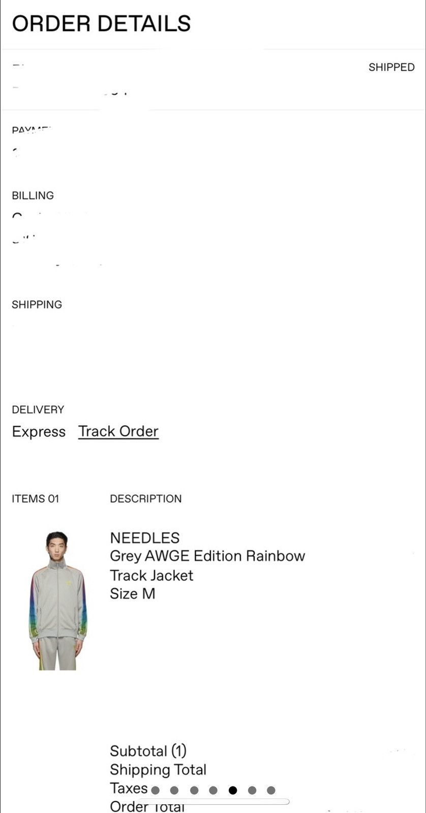 AWGE × Needles Needles x AWGE Track Jacket Size US M / EU 48-50 / 2 - 7 Thumbnail