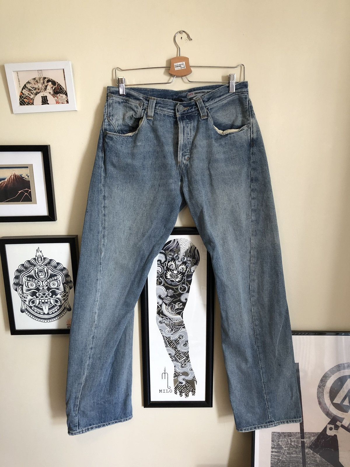 Levi's Levi's Enginereed Denim 1999 Jeans Size US 32 / EU 48 - 3 Thumbnail