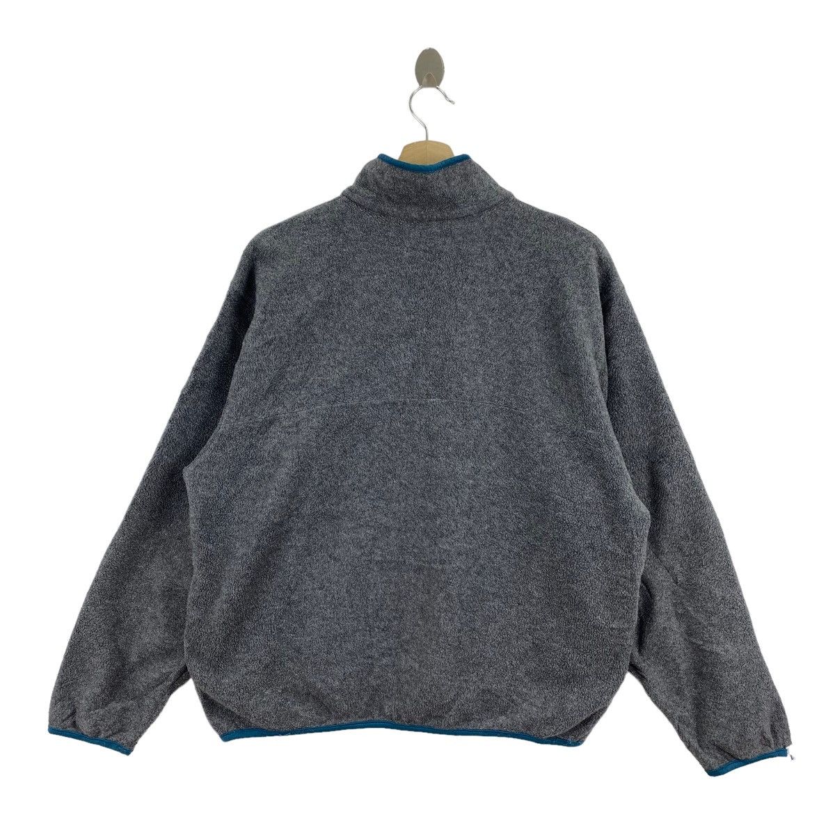 L.L. Bean Vintage L.L BEAN Retro Sherpa Snap Button Grey Sweater Size US XL / EU 56 / 4 - 5 Thumbnail