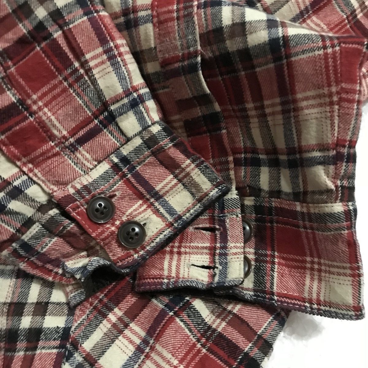 Kansai Yamamoto Kansai Jeans Plaid Jacket button up Size US M / EU 48-50 / 2 - 5 Thumbnail