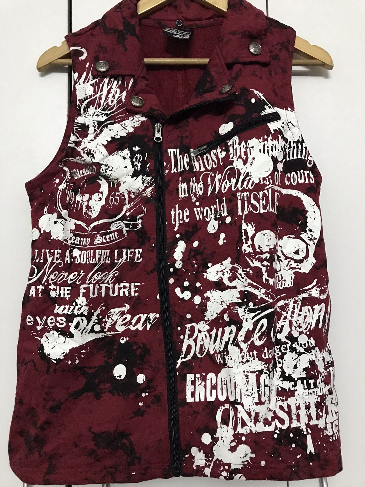 Seditionaries Skull punk clash ahead vest Size US M / EU 48-50 / 2 - 1 Thumbnail