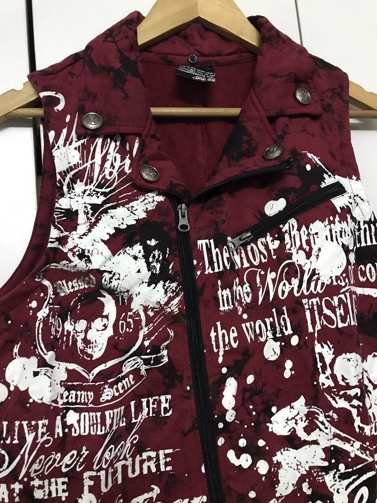 Seditionaries Skull punk clash ahead vest Size US M / EU 48-50 / 2 - 3 Thumbnail