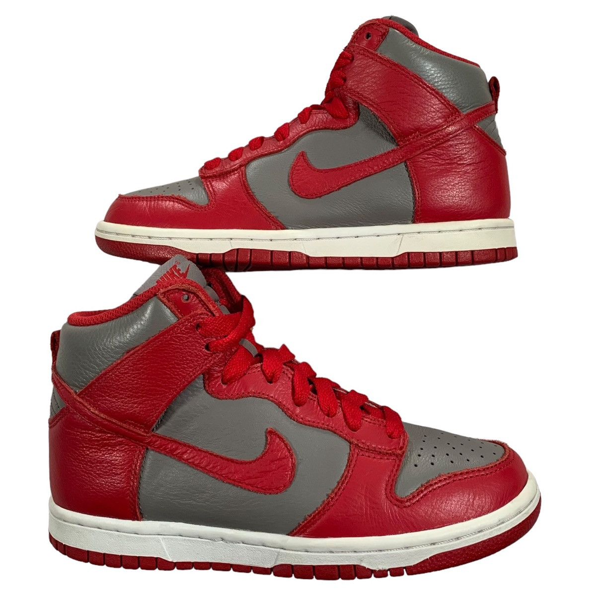 Nike Nike Dunk High Retro QS UNLV Varsity Red Gray 2016 Sneaker Size US 6 / IT 36 - 1 Thumbnail