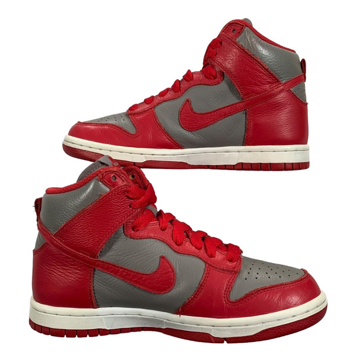 Nike Nike Dunk High Retro QS UNLV Varsity Red Gray 2016 Sneaker Size US 6 / IT 36 - 2 Thumbnail