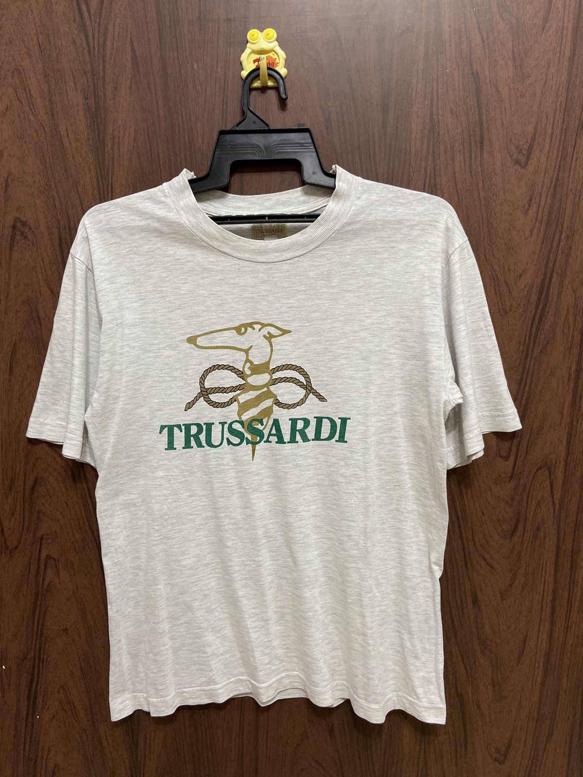 Trussardi Vintage Trussardi t shirt big logo fit M Size US M / EU 48-50 / 2 - 2 Thumbnail