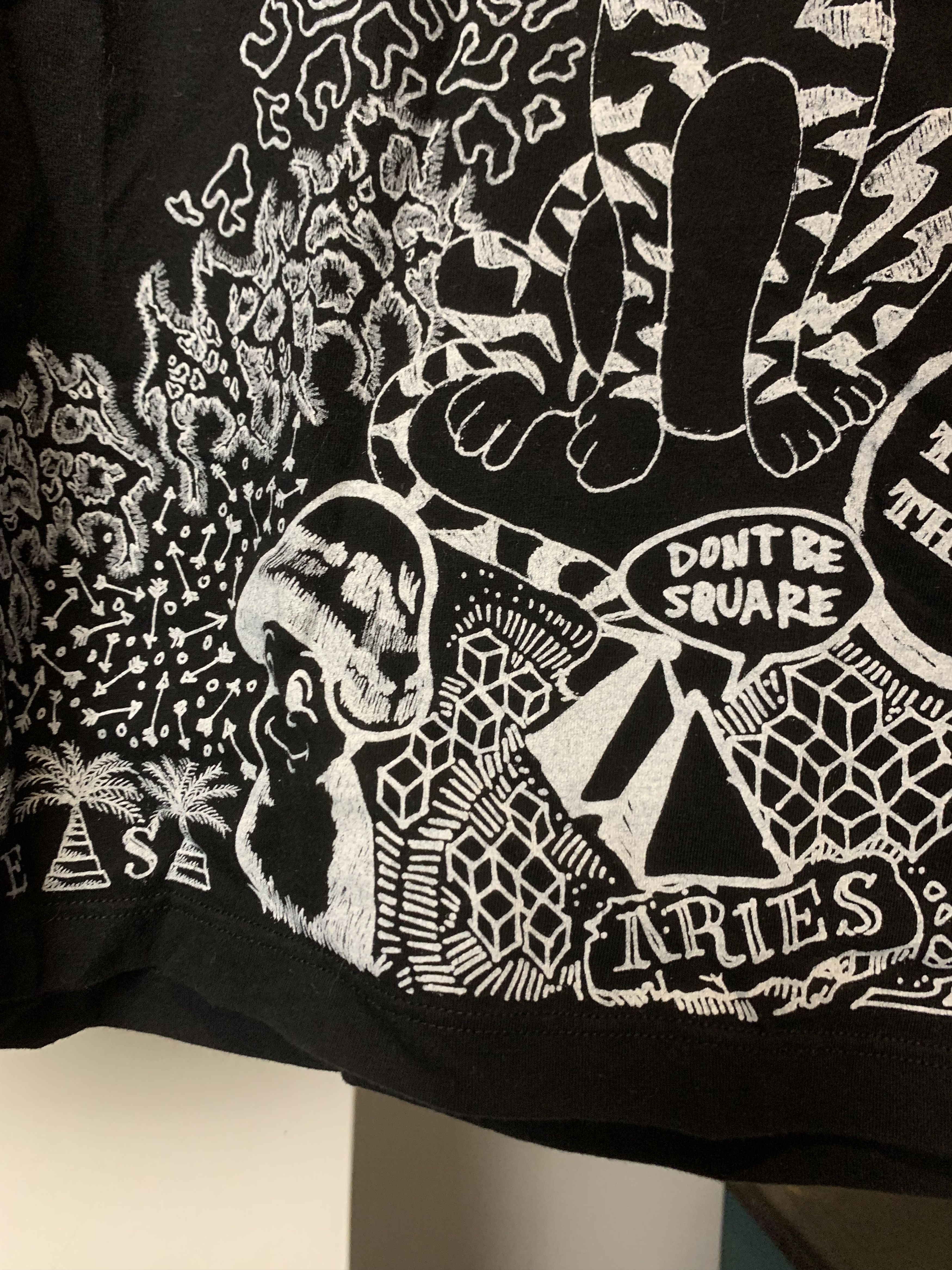 Aries Aries Doodle Psychodelic Tee Size US S / EU 44-46 / 1 - 6 Thumbnail