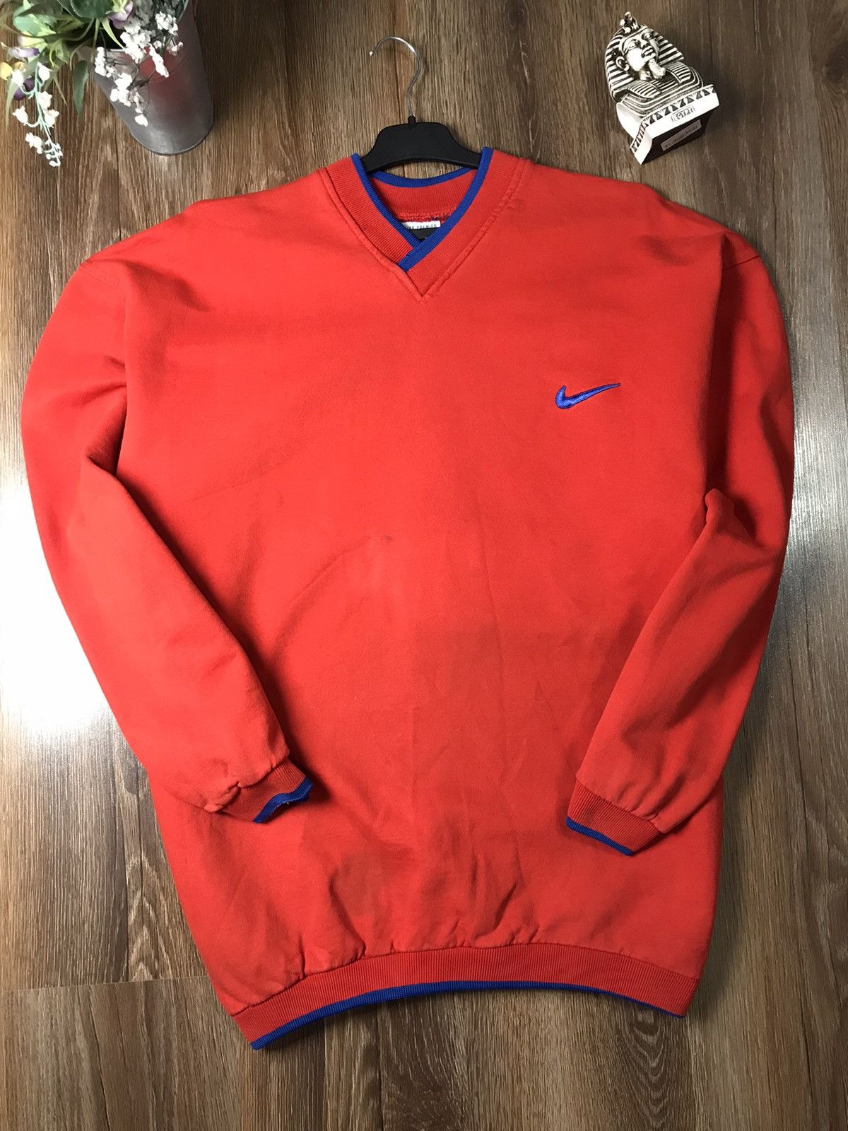 Nike × Vintage Vintage Nike Premier sweatshirt Size US XL / EU 56 / 4 - 1 Thumbnail