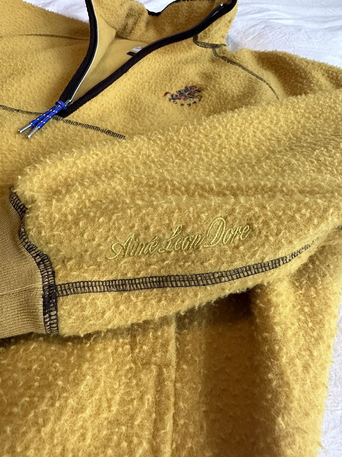Aime Leon Dore × Drake's ALD Drakes Casentino Pullover FW21 Yellow M Size US M / EU 48-50 / 2 - 5 Thumbnail
