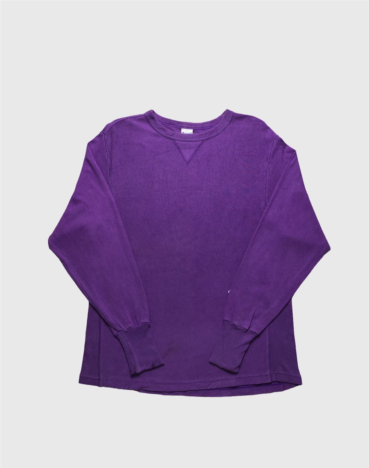 Champion × Vintage Vintage 90s Champion Reverse Weave Crewneck Plain Sweatshirt Size US M / EU 48-50 / 2 - 1 Thumbnail