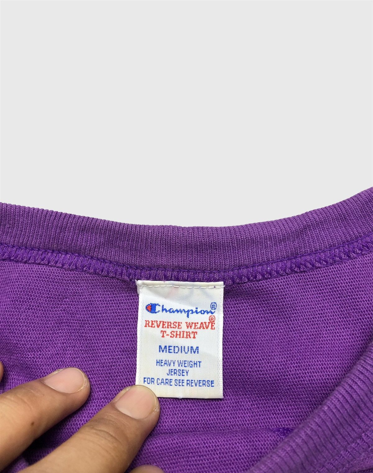 Champion × Vintage Vintage 90s Champion Reverse Weave Crewneck Plain Sweatshirt Size US M / EU 48-50 / 2 - 5 Thumbnail