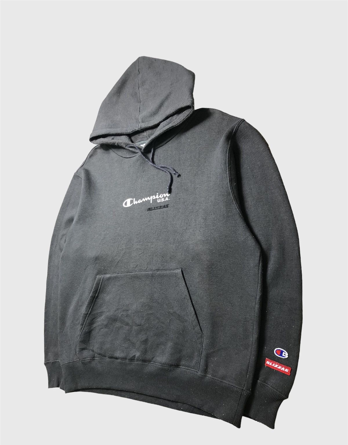 Champion × Vintage Vintage Champion Blizzak Spellout Hoodie Size US L / EU 52-54 / 3 - 3 Thumbnail