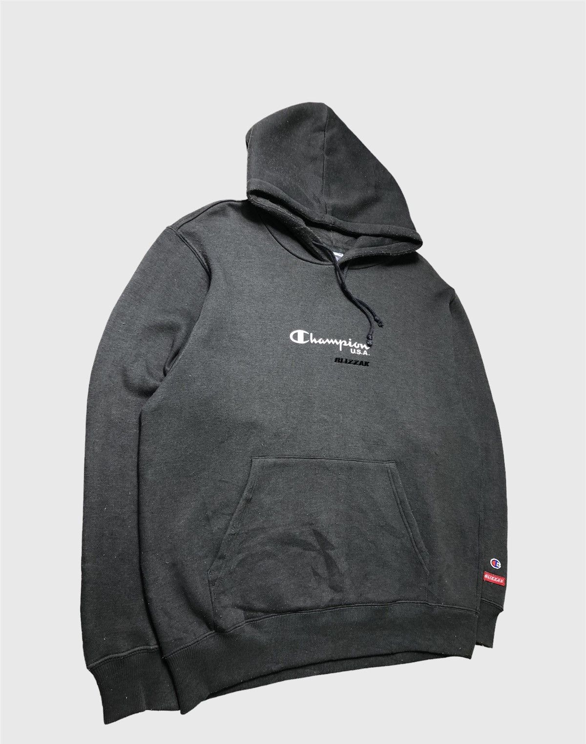 Champion × Vintage Vintage Champion Blizzak Spellout Hoodie Size US L / EU 52-54 / 3 - 2 Thumbnail