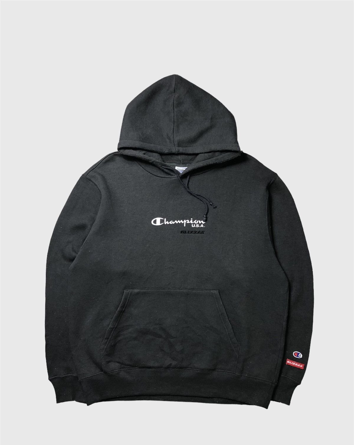 Champion × Vintage Vintage Champion Blizzak Spellout Hoodie Size US L / EU 52-54 / 3 - 1 Thumbnail