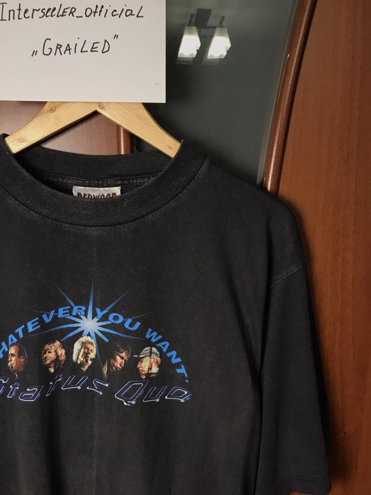 Band Tees × Vintage Vintage 90s Status Quo Band Tour T Shirt 1997 Relaxed fit Size US XL / EU 56 / 4 - 2 Thumbnail