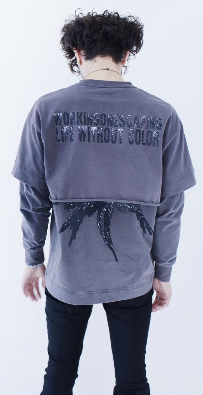 Working On Escaping Double Layered Shirt