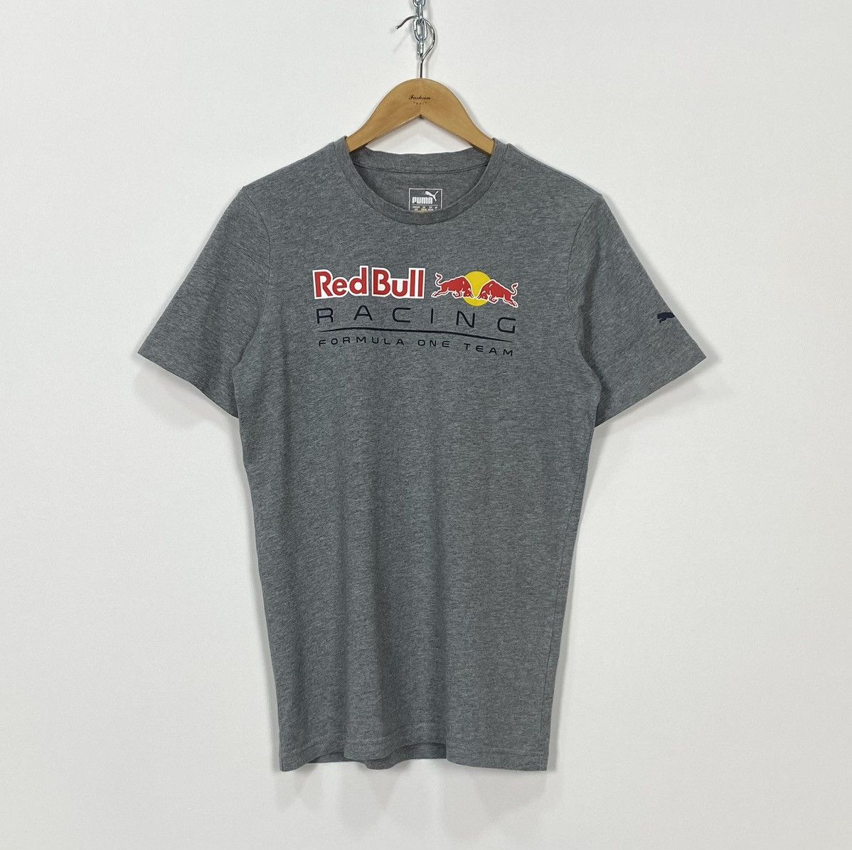 Puma 🏎️ Red Bull Racing Formula One F1 Team PUMA T-Shirt Grey Top Size US S / EU 44-46 / 1 - 1 Thumbnail