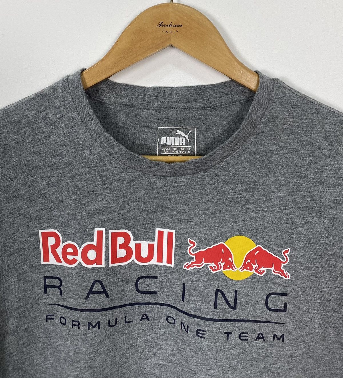 Puma 🏎️ Red Bull Racing Formula One F1 Team PUMA T-Shirt Grey Top Size US S / EU 44-46 / 1 - 2 Thumbnail