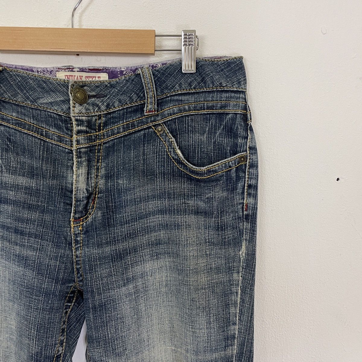 Vintage Vintage Indian Styles Denim Jeans Size US 32 / EU 48 - 2 Thumbnail