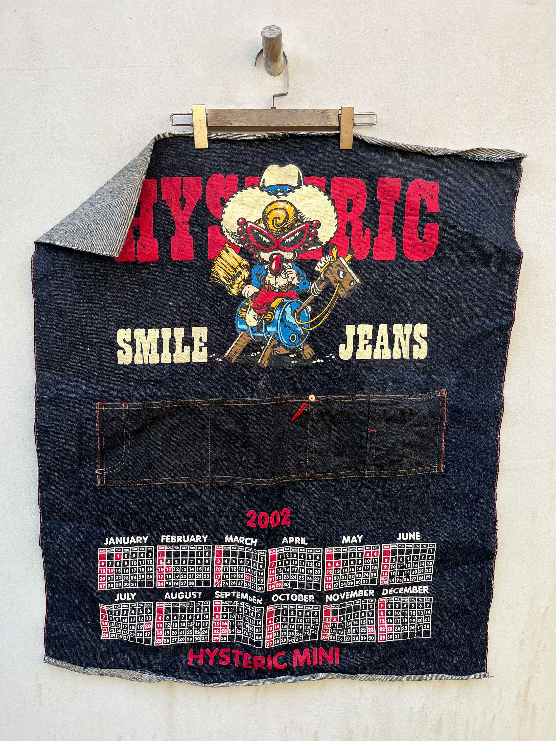 Arts & Science × Hysteric Glamour × Japanese Brand Vintage Hysteric Glamour 2002 Denim Calender Size ONE SIZE - 1 Thumbnail