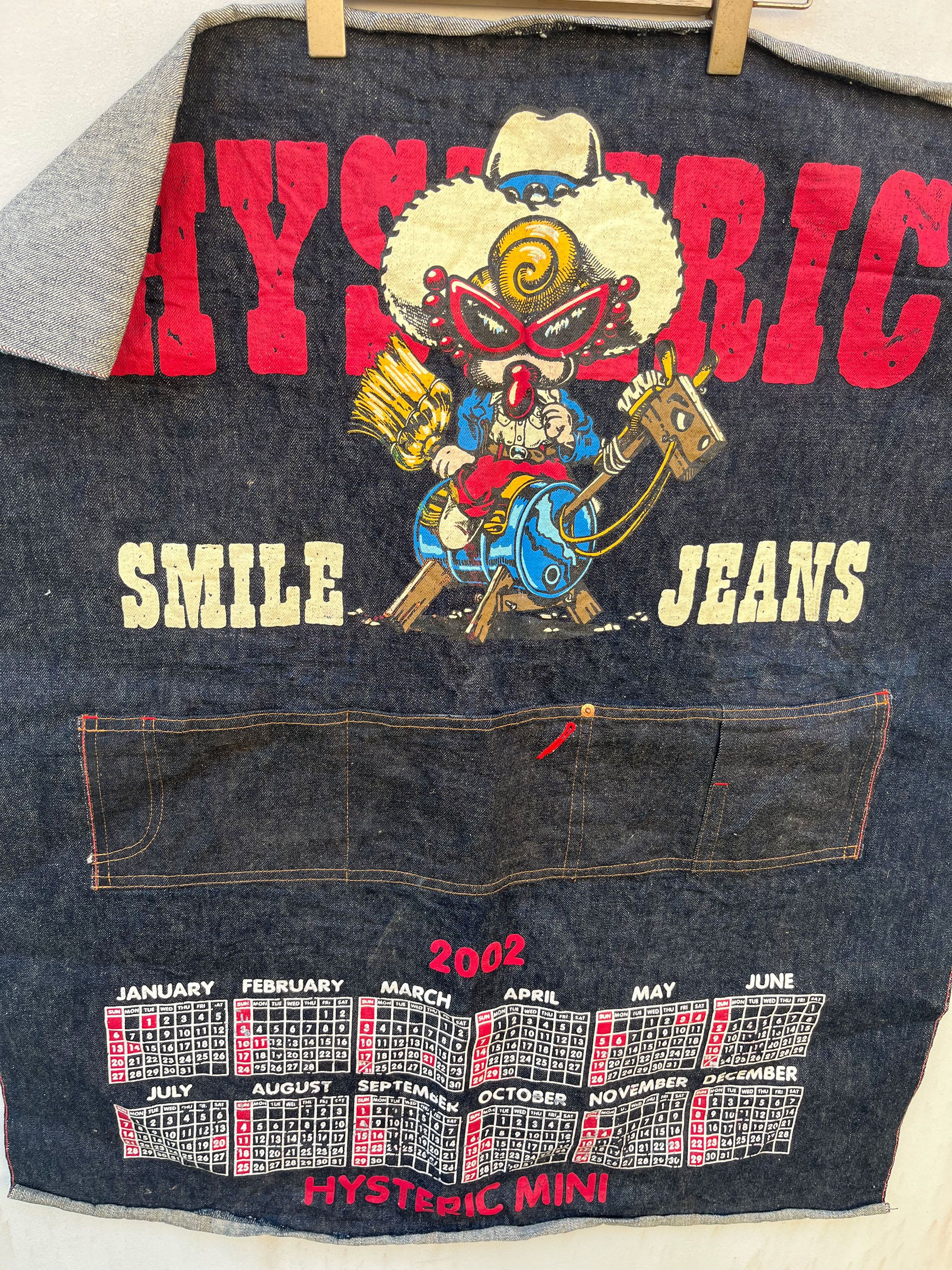 Arts & Science × Hysteric Glamour × Japanese Brand Vintage Hysteric Glamour 2002 Denim Calender Size ONE SIZE - 2 Thumbnail
