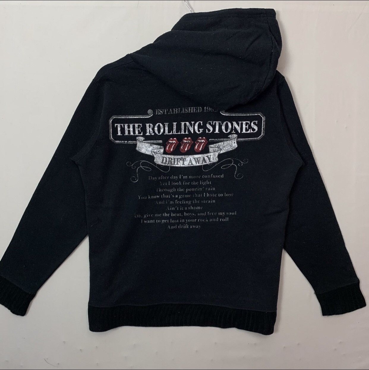Band Tees Vintage The Rolling Stone Small Logo Hoodie Sweatshirt Size US M / EU 48-50 / 2 - 1 Thumbnail