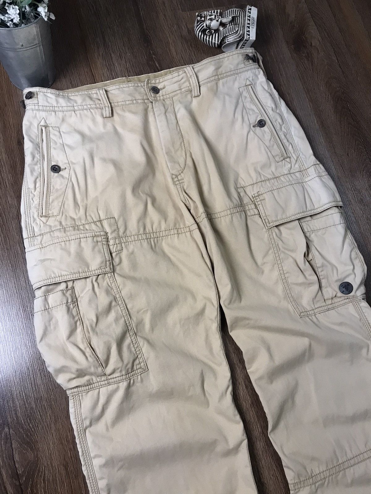 Polo Ralph Lauren × Vintage Vintage Polo Ralph Lauren cargo pants Travis Scott style Size US 34 / EU 50 - 8 Thumbnail
