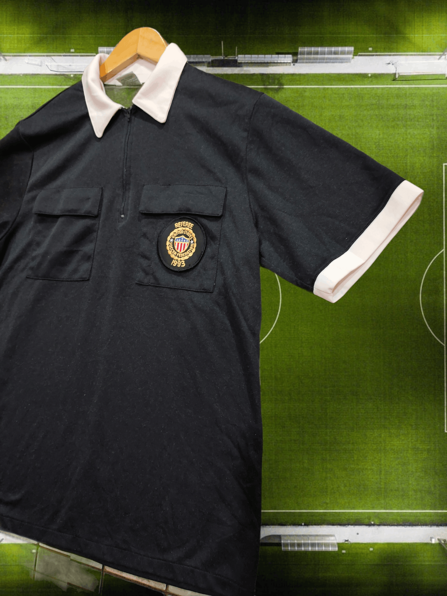 Vintage Vintage referee United State Soccer Federation tee Size US L / EU 52-54 / 3 - 3 Thumbnail
