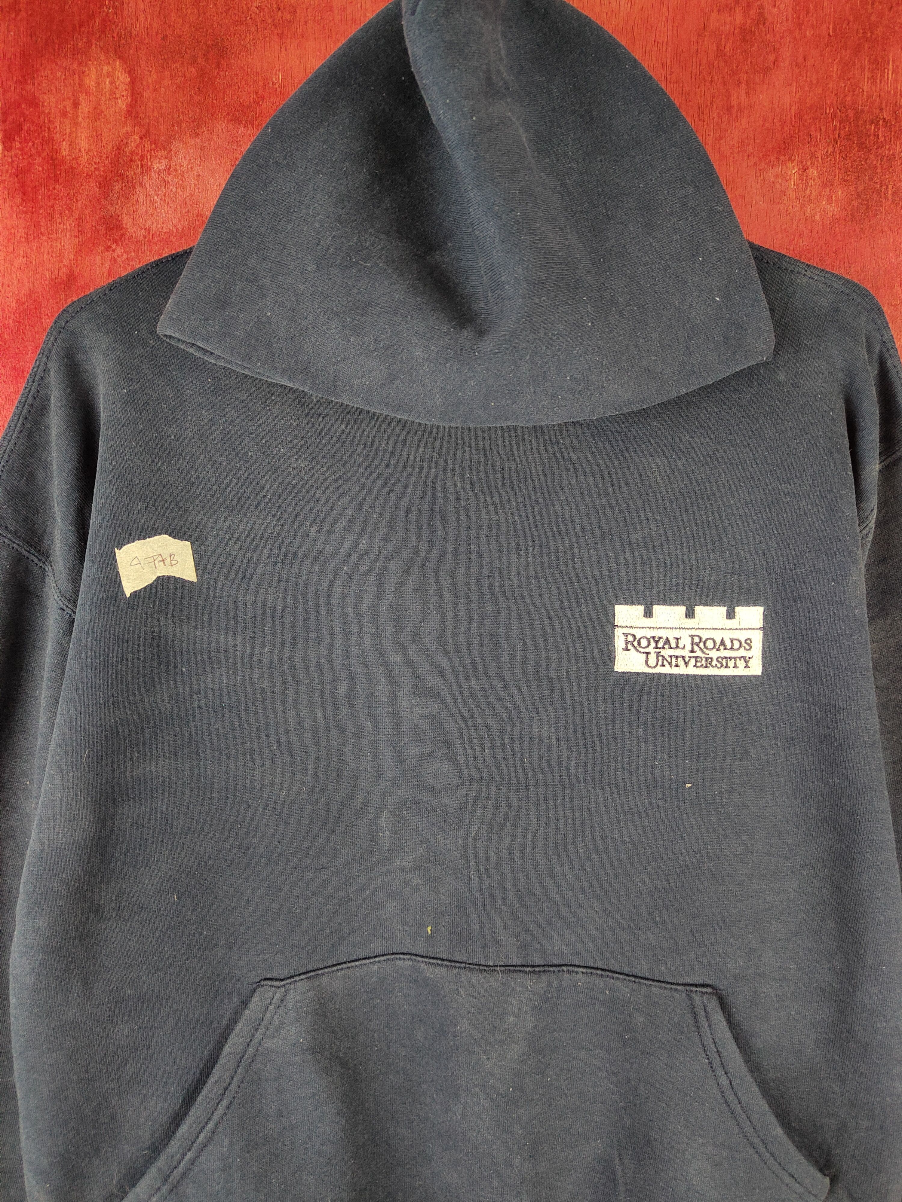 Russell Athletic Royal Road University Dark Blue Hoodie Sweatshirt #477B Size US M / EU 48-50 / 2 - 2 Thumbnail