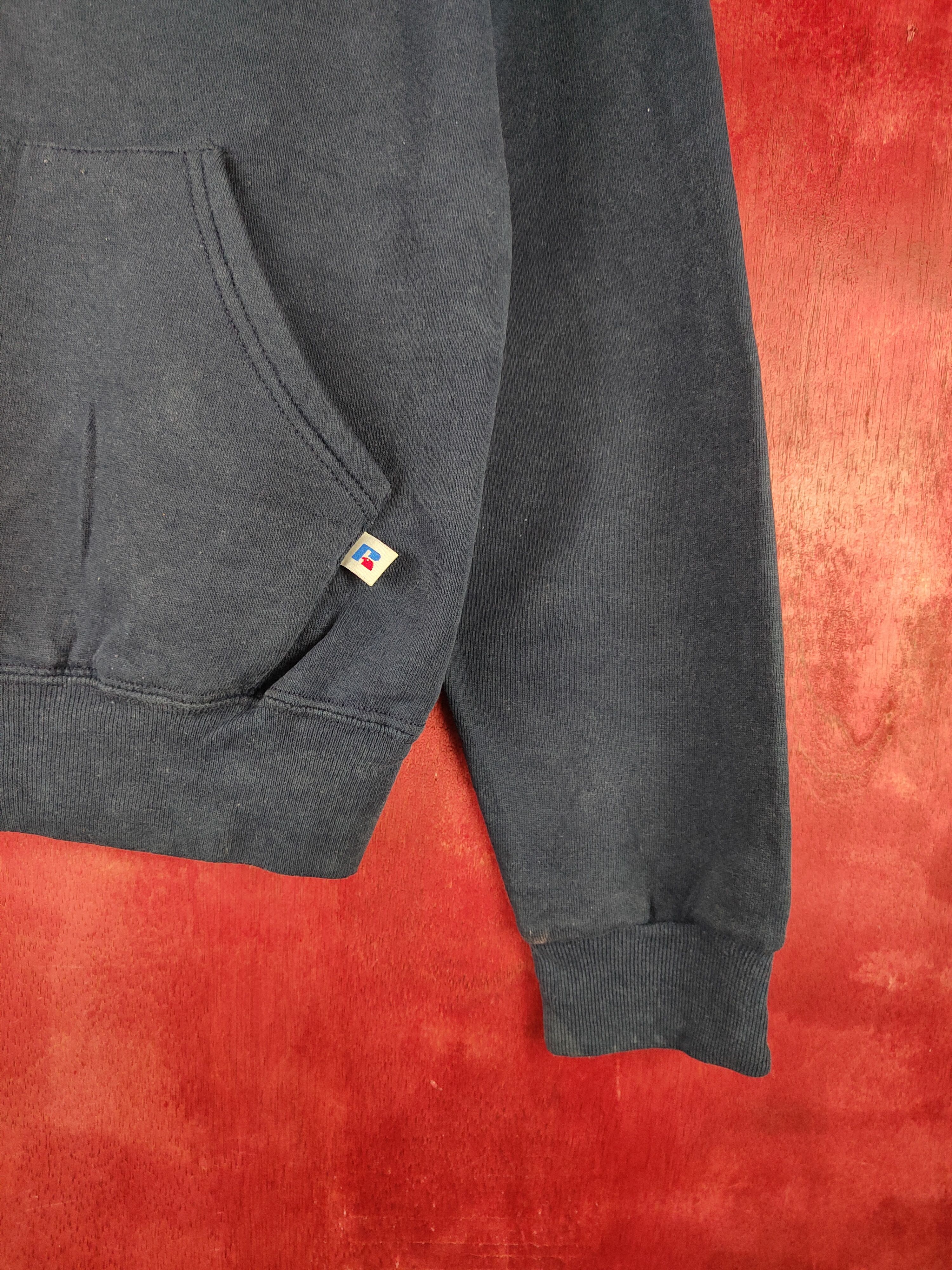 Russell Athletic Royal Road University Dark Blue Hoodie Sweatshirt #477B Size US M / EU 48-50 / 2 - 7 Thumbnail