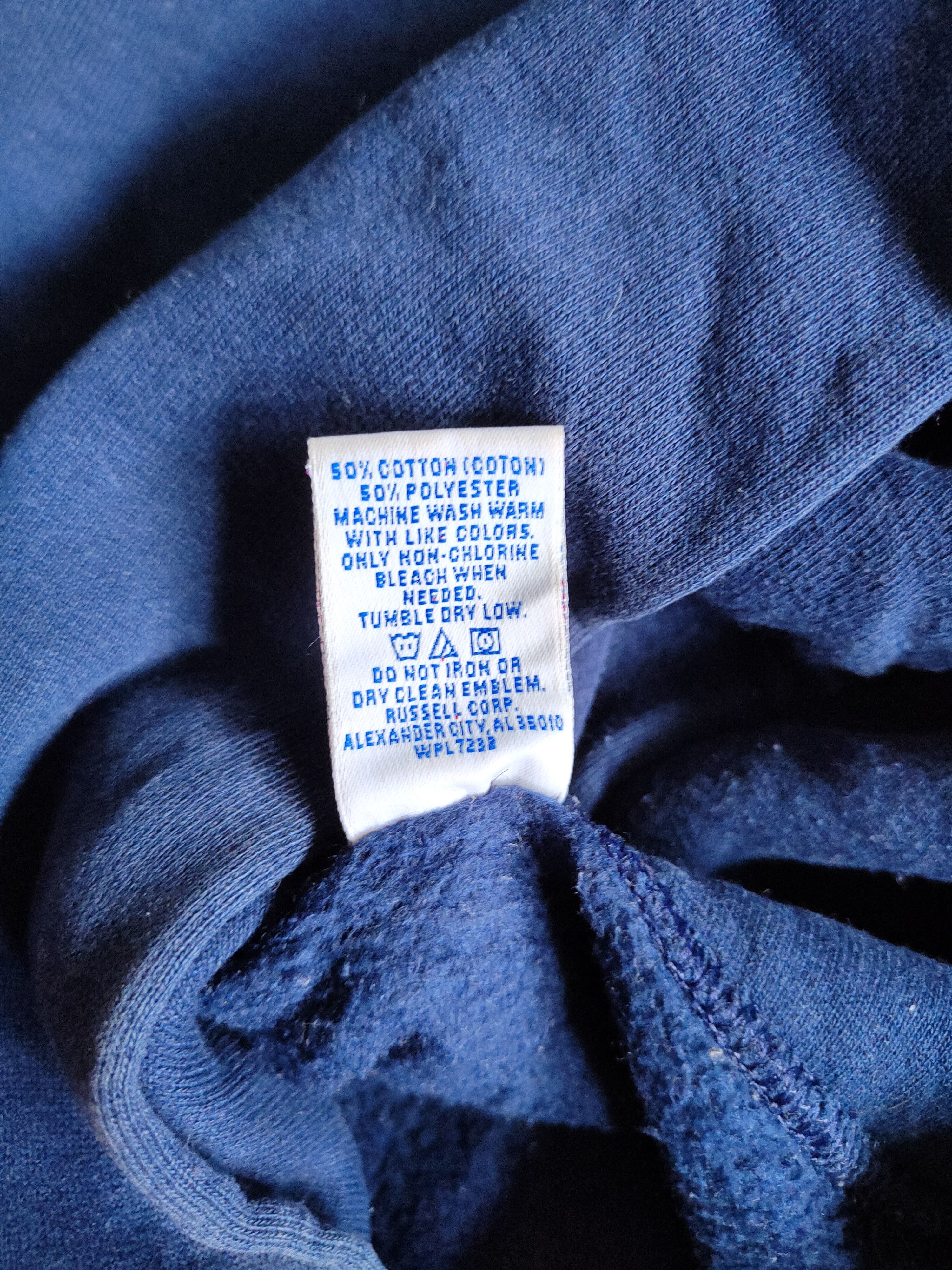Russell Athletic Royal Road University Dark Blue Hoodie Sweatshirt #477B Size US M / EU 48-50 / 2 - 11 Thumbnail