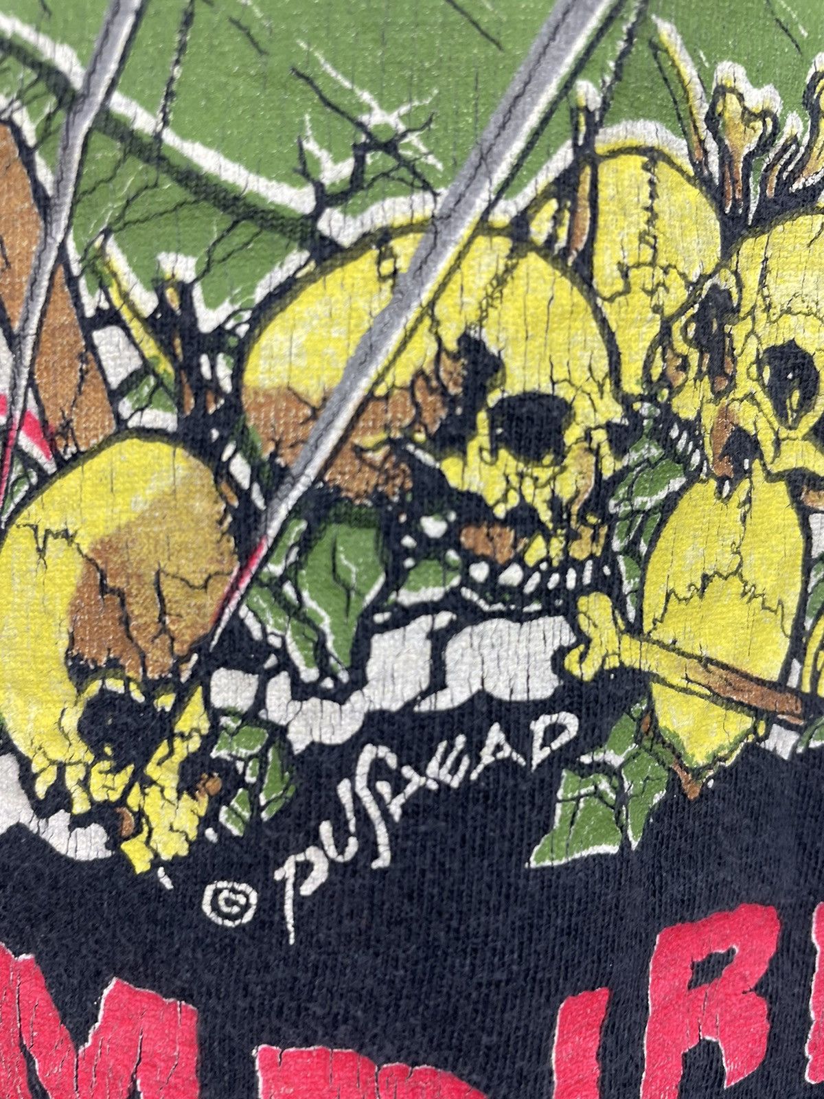 Band Tees Vintage 90s Queensrÿche pushead design tour t shirt Size US M / EU 48-50 / 2 - 5 Thumbnail