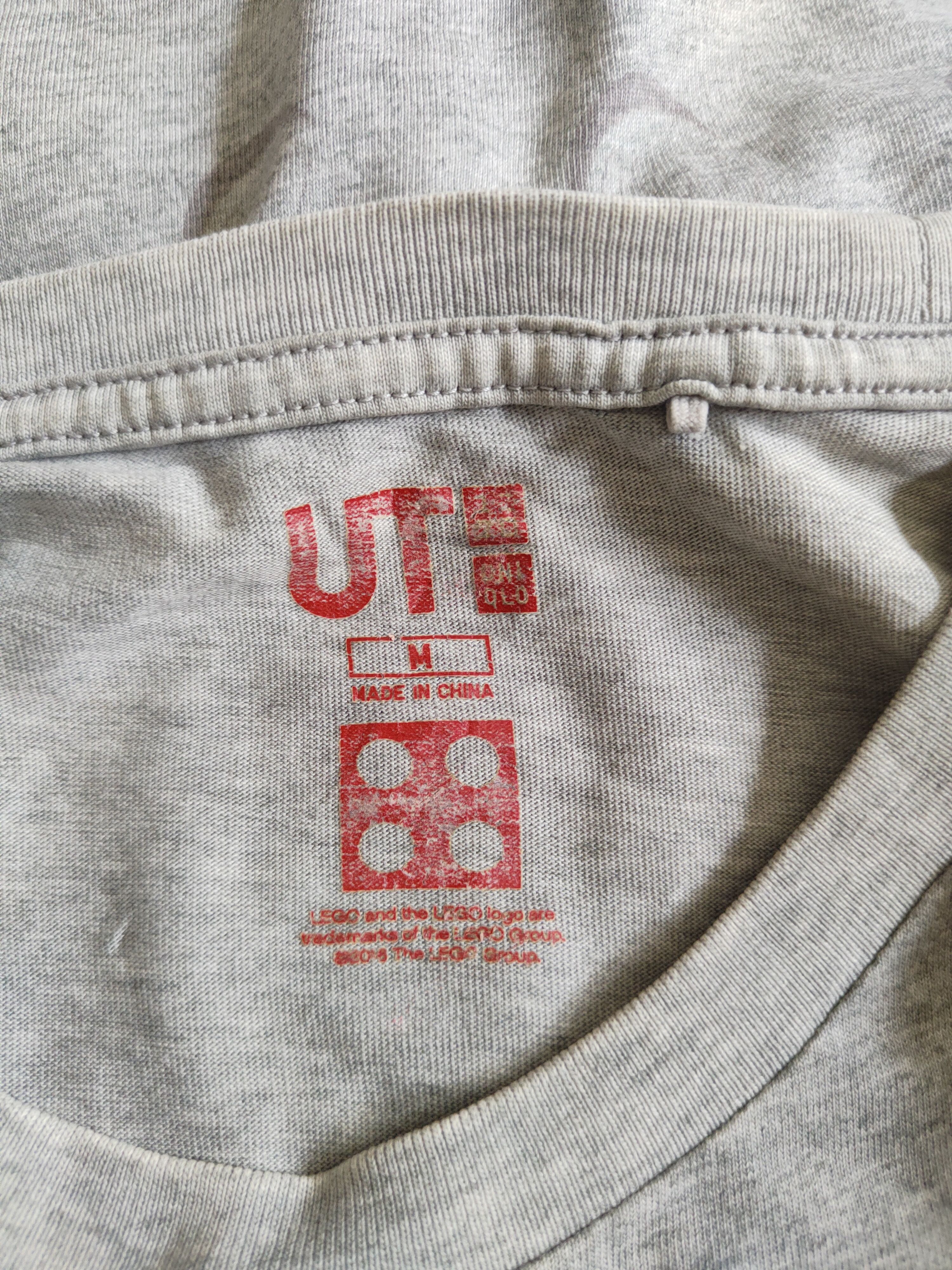 LEGO Uniqlo X Lego fullprint Gray Short Sleeve T-shirt #S652 Size US M / EU 48-50 / 2 - 13 Thumbnail