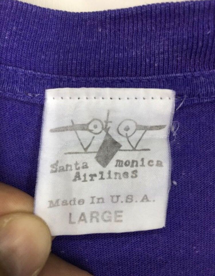 Santa Cruz Skateboards Vintage 90s Santa Monica Airlines skateboard 1992 skate Size US L / EU 52-54 / 3 - 7 Thumbnail
