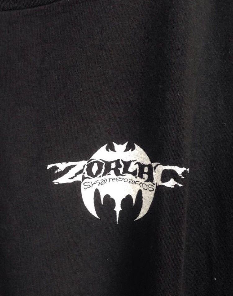 Vintage Vintage 90s Zorlac skateboard pushead design spider skull Size US L / EU 52-54 / 3 - 3 Thumbnail