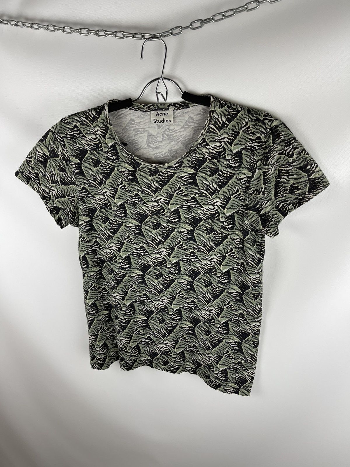 Acne Studios Acne Studios Standard Wild PSS16 pattern short sleeve tee Size US S / EU 44-46 / 1 - 1 Thumbnail