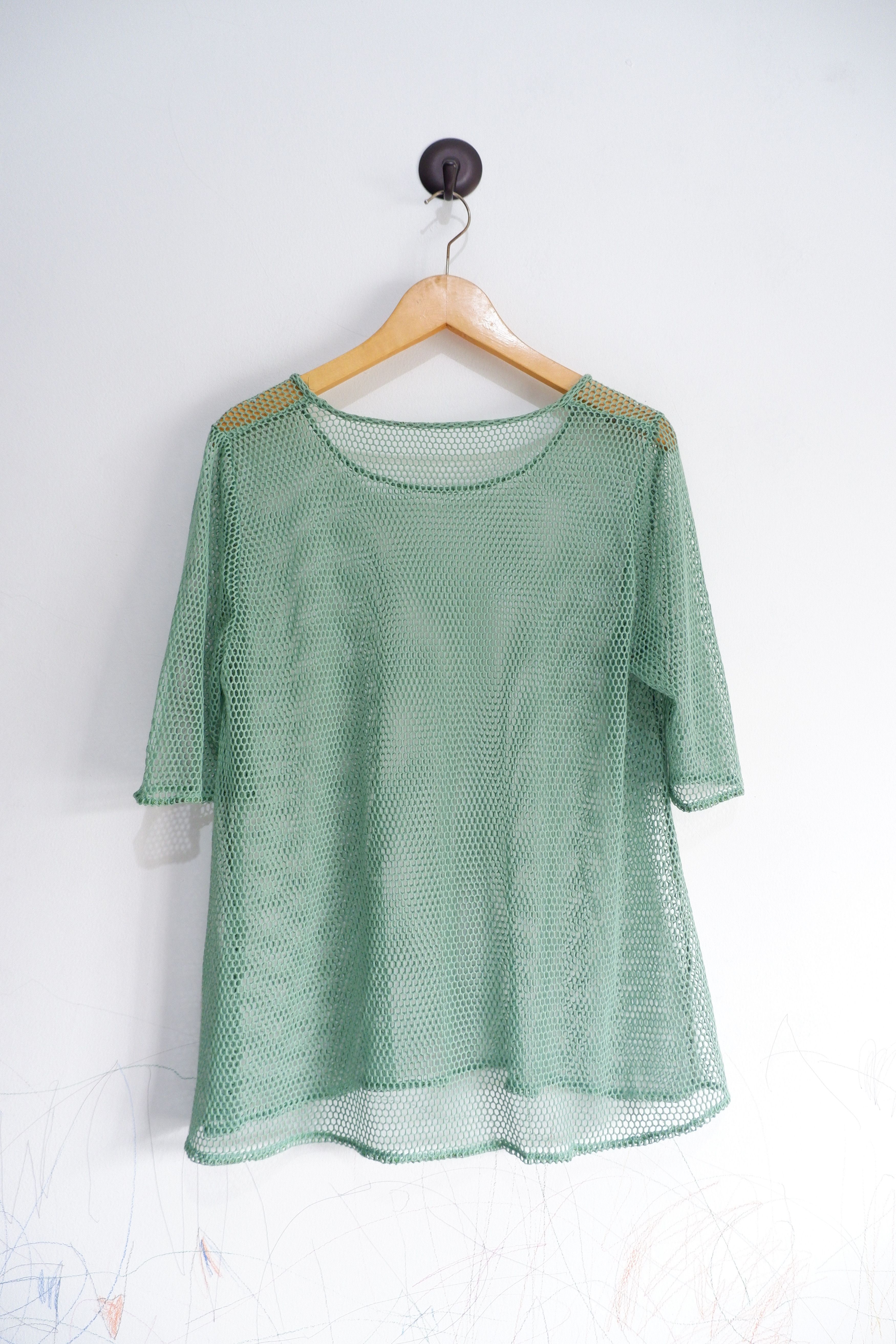 20471120 Japan Brand Mesh Fishnets T shirt Size US M / EU 48-50 / 2 - 2 Thumbnail