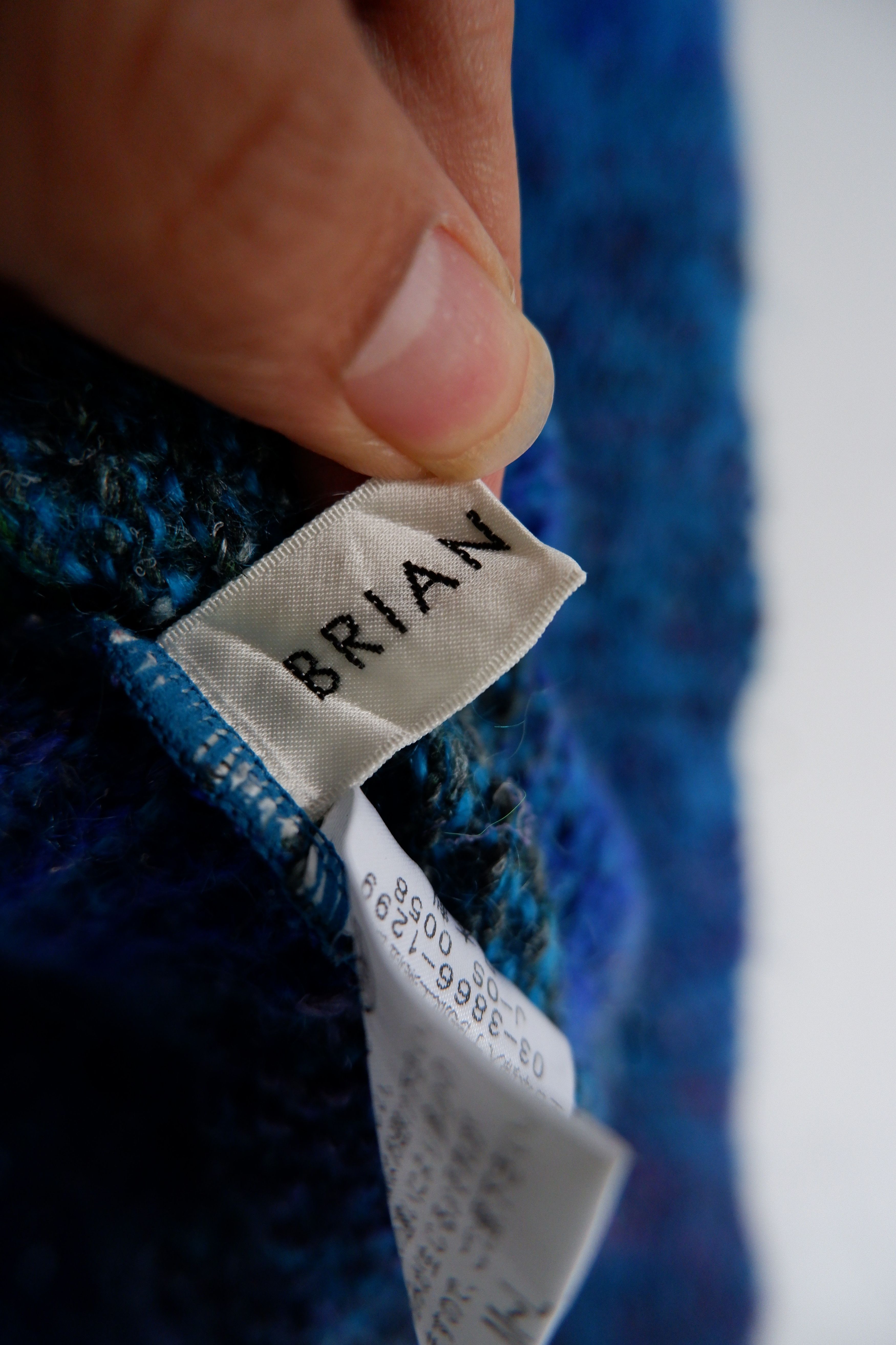 Japanese Brand Vintage Brian Tucker Rainbow Mohair Knitwear Size US M / EU 48-50 / 2 - 6 Thumbnail