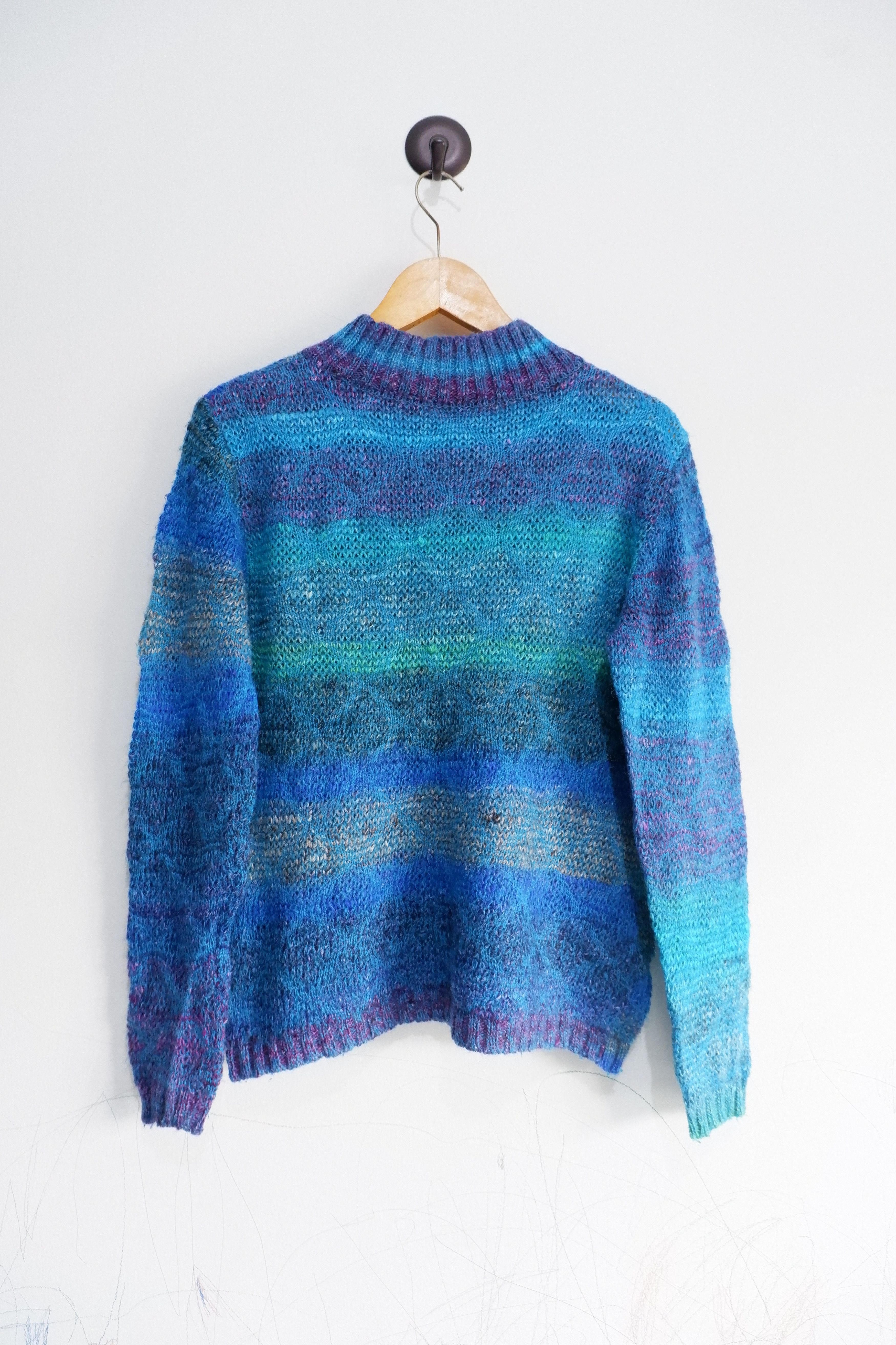 Japanese Brand Vintage Brian Tucker Rainbow Mohair Knitwear Size US M / EU 48-50 / 2 - 2 Thumbnail