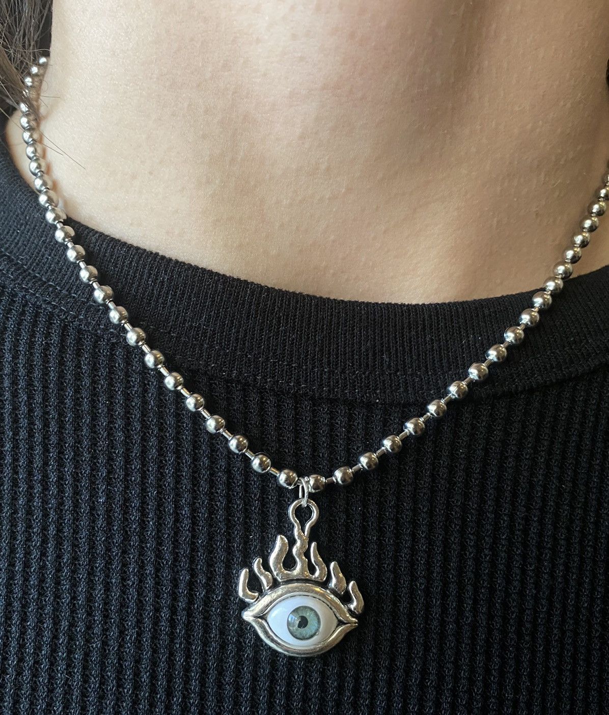 Jewelry Blue Evil eye necklace Size ONE SIZE - 1 Thumbnail
