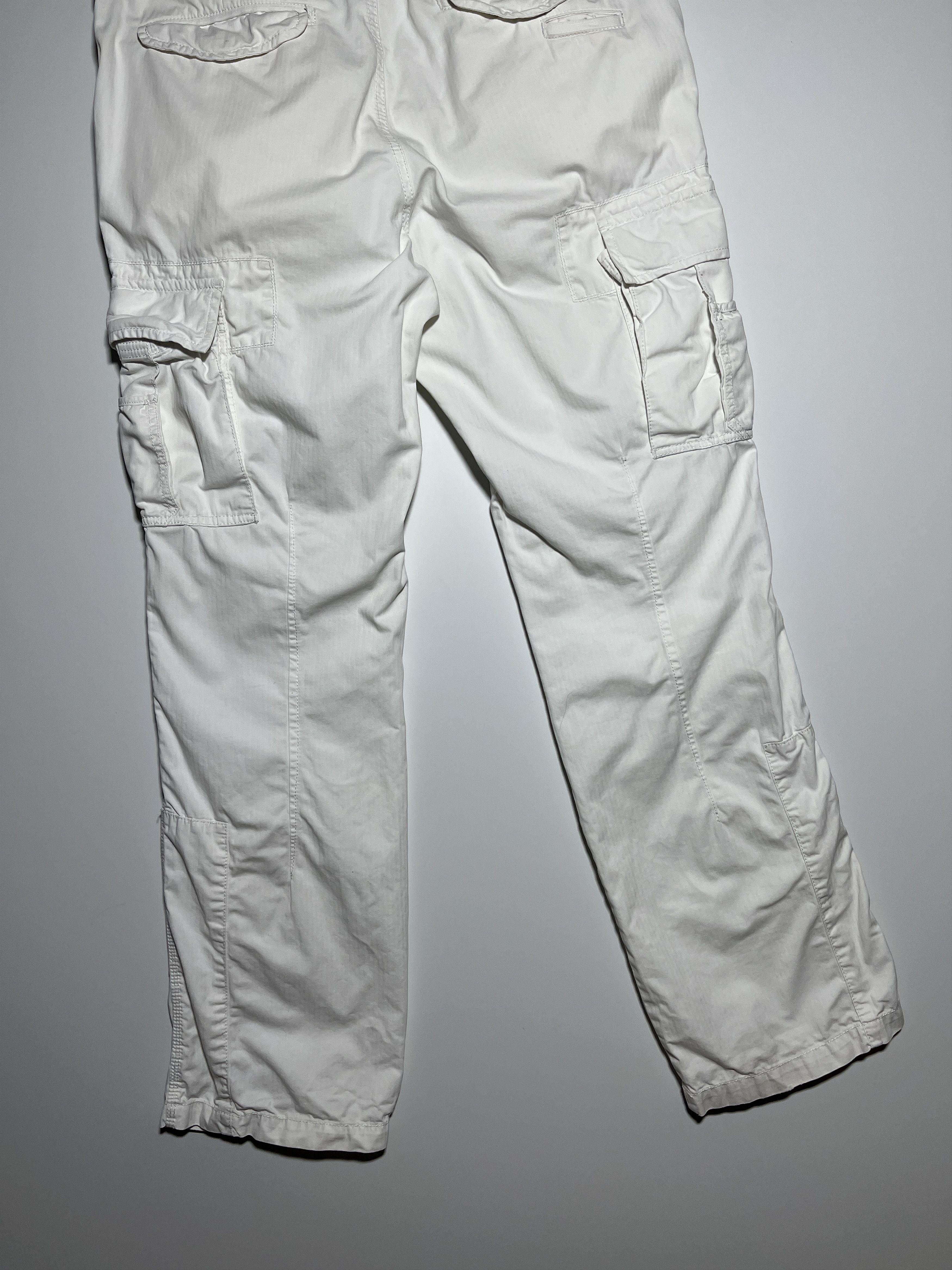 Tommy Hilfiger Vintage Y2K Tommy Hilfiger White Cargo Pants Size 34 Size US 34 / EU 50 - 7 Thumbnail