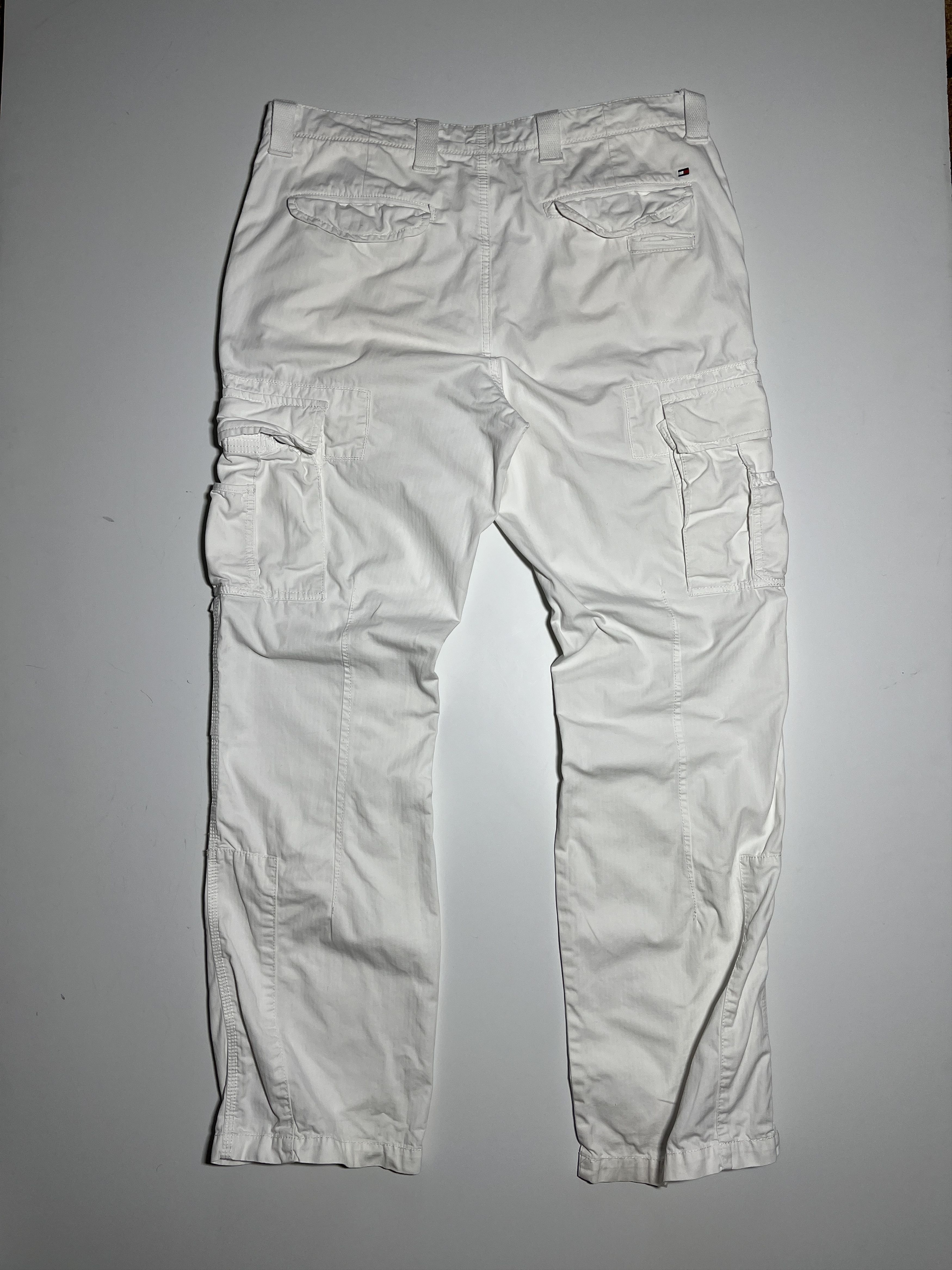 Tommy Hilfiger Vintage Y2K Tommy Hilfiger White Cargo Pants Size 34 Size US 34 / EU 50 - 3 Thumbnail