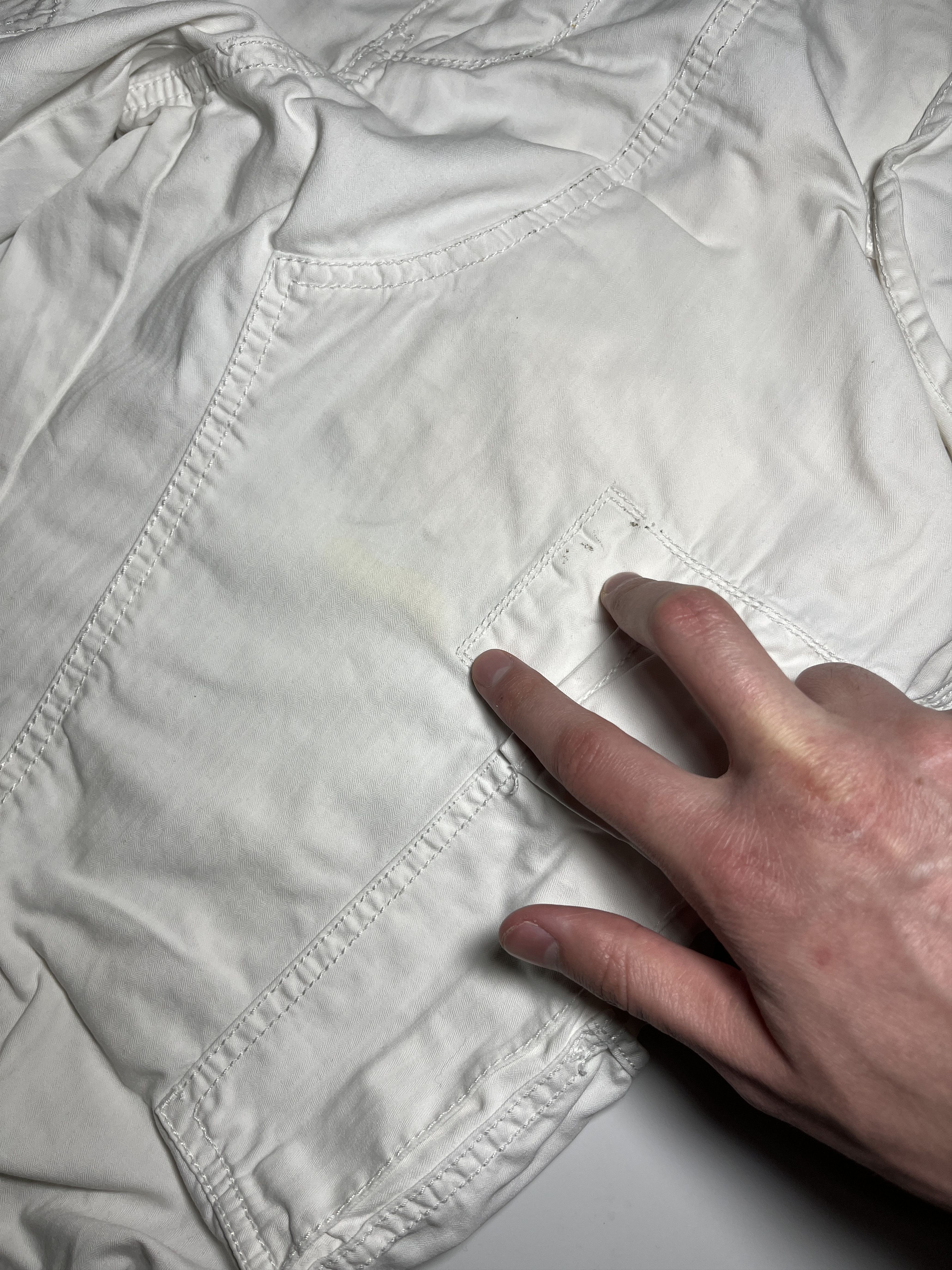 Tommy Hilfiger Vintage Y2K Tommy Hilfiger White Cargo Pants Size 34 Size US 34 / EU 50 - 8 Thumbnail